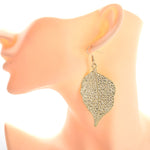 FLDZ Metallic drop earrings