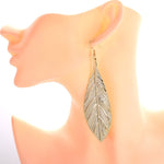FLDZ Metallic drop earrings