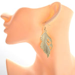 FLDZ Metallic drop earrings