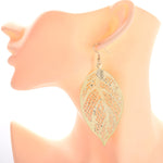 FLDZ Metallic drop earrings