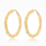 FLDZ Fashion Personality Shiny Round Small Sequin Multilayer Drop Earrings