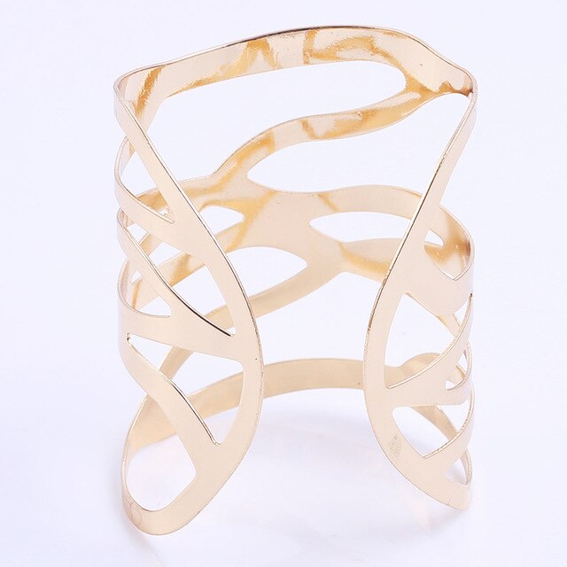 FLDZ Fashion Hollow Open Irregular Bangle Bracelet