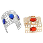 FLDZ New Exaggerated Hollowed Bangle Metal Bracelets