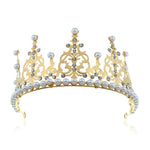 FLDZ 2019 New Bridal Wedding Pearl Crown Bride Head