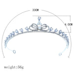 FLDZ 2019 Delicate Pearl Bridal Wedding Gold Crown Bride Head