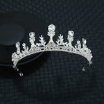 FLDZ 2019 Delicate Pearl Bridal Wedding Gold Crown Bride Head