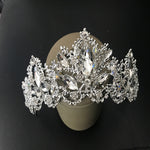 FLDZ 2019 Delicate Pearl Bridal Wedding Gold Crown Bride Head