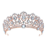 FLDZ 2019 Bridal Wedding Gold Crown Bride Head