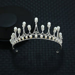 FLDZ 2019 New Bridal Wedding Gold Crown Bride Head