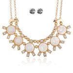 Exaggerated Fashion Necklace and Earring