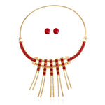 Fashion Pendant Exquisite High-End Tassel Collar Set