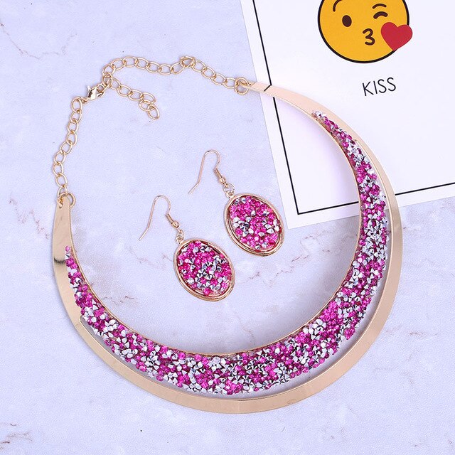 Fashion classic jewelry sets Necklace earrings