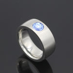 New Arrivals 316L Stainless Steel With Luxury Brand Crystal Fashion Ring