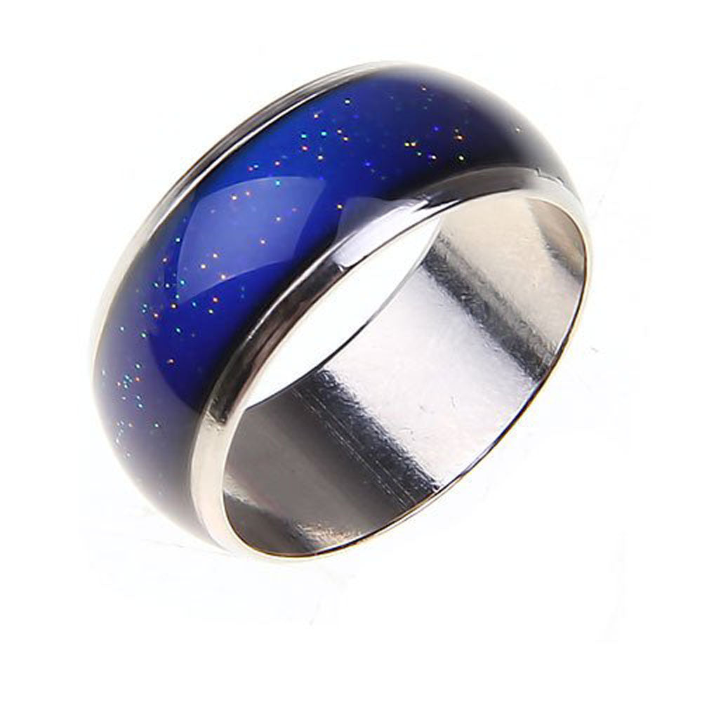 Stainless Ring Changing Color Mood Rings