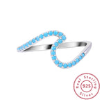 New Fashion 100% Original Solid 925 Silver Rings