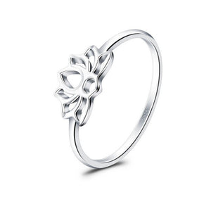 2019 women's Elegant White Gold Plated 925 Sterling Silver Ring